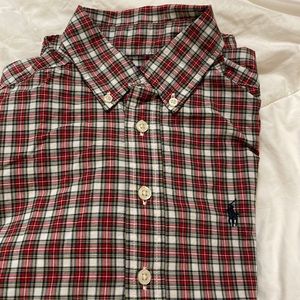 COPY - Boy’s Ralph Lauren plaid shirt like new.  Washed but never worn. Size 8.